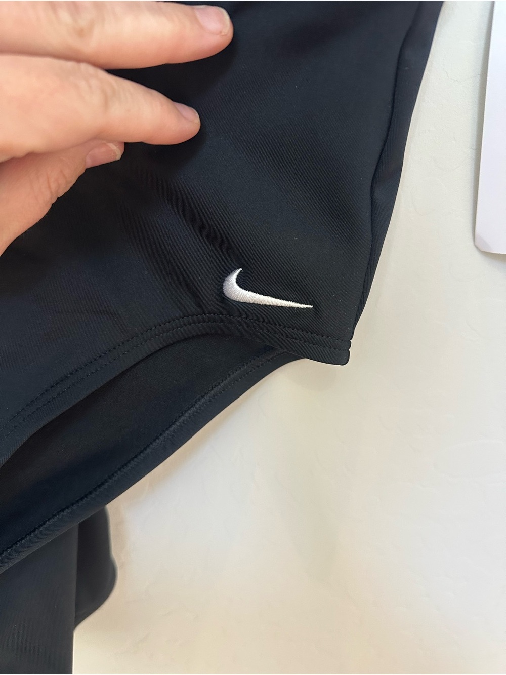 NWT Nike Swim Black Mesh Panel One-Piece Swimsuit Size Medium - Picture 5 of 8